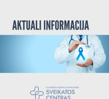 Gyventojai asmeniškai kviečiami dalyvauti vėžio prevencijos programose pagal naują centralizuotą programų organizavimo modelį