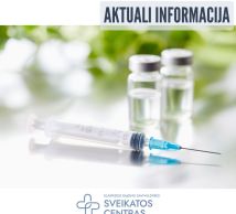 Pradedamas skiepijimas nuo COVID-19