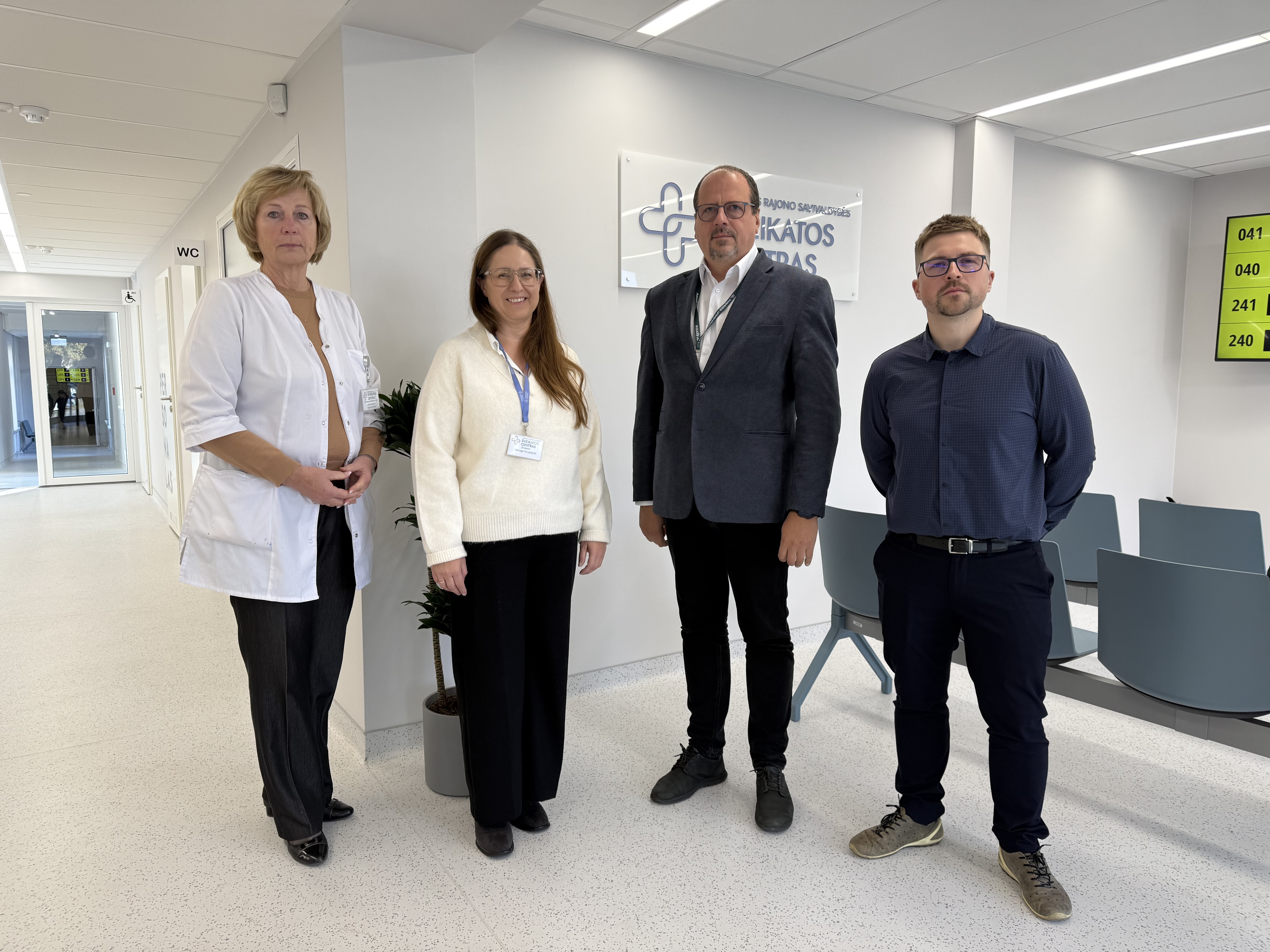 Sveikatos centre vyko susitikimas su Klaipėdos universiteto ligoninės atstovais
