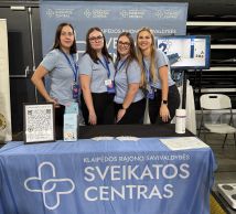 Klaipėdos rajono savivaldybės sveikatos centras –  karjeros mugėje „Švyturio“ arenoje