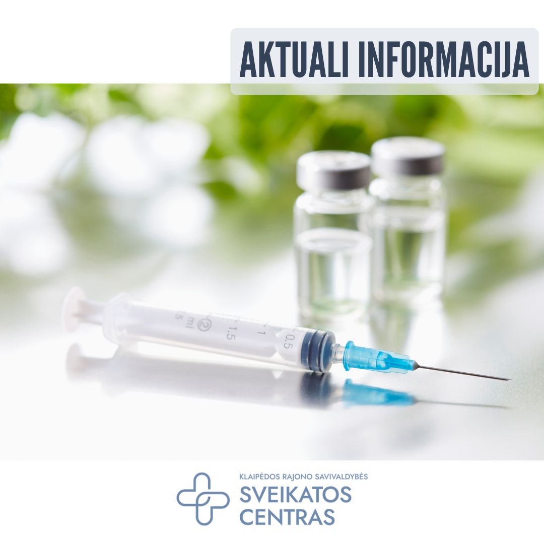 Pradedamas skiepijimas nuo COVID-19